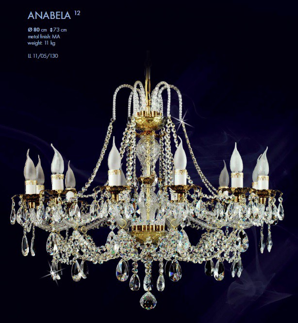 фото Люстра ALDIT (Чехия) ANABELA 12 MA A