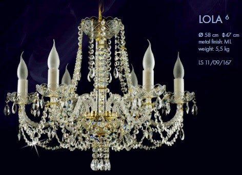 фото Люстра ALDIT (Чехия) LOLA 6 ML A