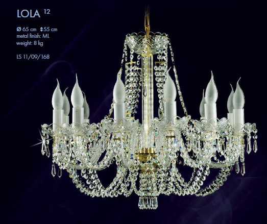 фото Люстра ALDIT (Чехия) LOLA 12 ML A standard