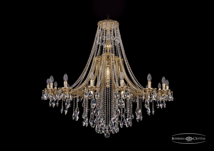 фото Люстра Bohemia Ivele Crystal 1771/16/490/B/G