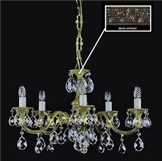 фото Люстра ArtGlass ALICE V. BRASS ANTIQUE CE