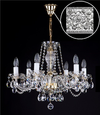 фото Люстра ArtGlass A 0003/05/30 NICKEL CE