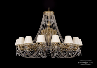 фото Люстра Bohemia Ivele Crystal 1771/16/490/C/G/SH33-160