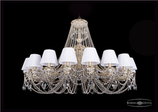фото Люстра Bohemia Ivele Crystal 1771/20/490/C/GW/SH2-160