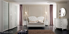 спальня Италии купить белую мебель в стиле арт-деко Prestige C30