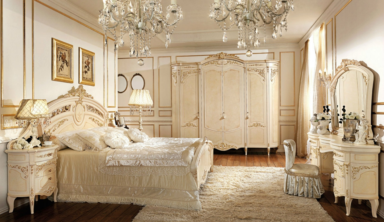 элитная спальня Италии Reggenza Luxury патина