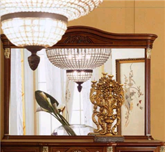 купить онлайн зеркало цвет орех для гостиной Капри комплект мебели Capri  из массива дерева в каталоге со склада Москва итальянская классика производства Италия