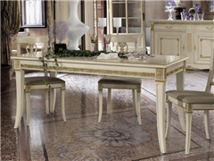 массив стол со склада в Москве купить онлайн Вивальди Бьянко производства Италия классика каталог итальянская Vivaldi Bianco белый гостиная