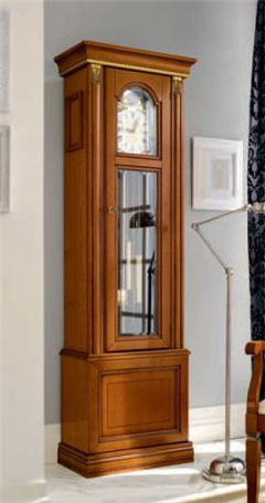 часы напольные цвет черешня гостиная Анжелика массив дерева классическая гостиная производства Италии купить онлайн