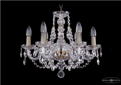 фото Люстра Bohemia Ivele Crystal 1406/6/160/Pa