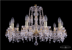 Люстра Bohemia Ivele Crystal 1410/10/240/G/V0300