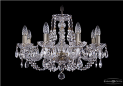 фото Люстра Bohemia Ivele Crystal 1406/8/195/Pa