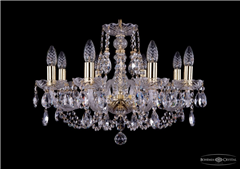 фото Люстра Bohemia Ivele Crystal 1406/8/195/G