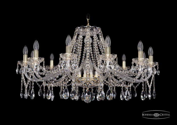 фото Люстра Bohemia Ivele Crystal 1413/12/360/G