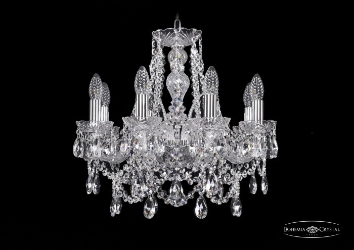 фото Люстра Bohemia Ivele Crystal 1411/8/160/Ni