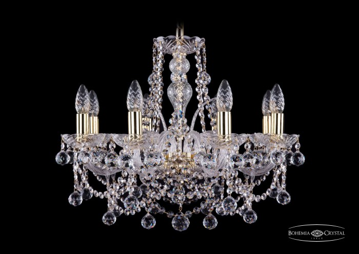 фото Люстра Bohemia Ivele Crystal 1411/8/195/G/Balls