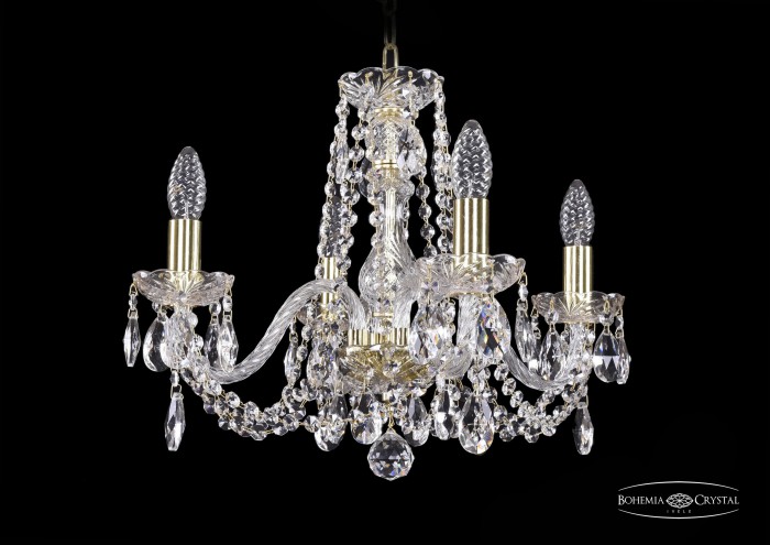 фото Люстра Bohemia Ivele Crystal 1402/4/160/G