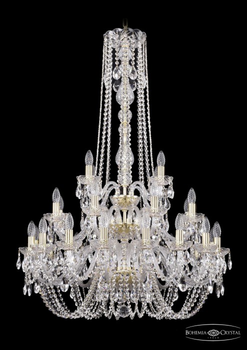 фото Люстра Bohemia Ivele Crystal 1402/16+8+4/300/h-123/3d/G