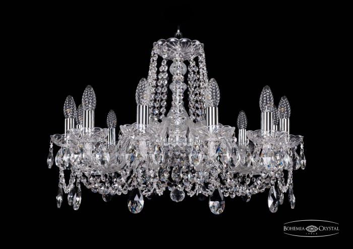 фото Люстра Bohemia Ivele Crystal 1402/12/240/Ni