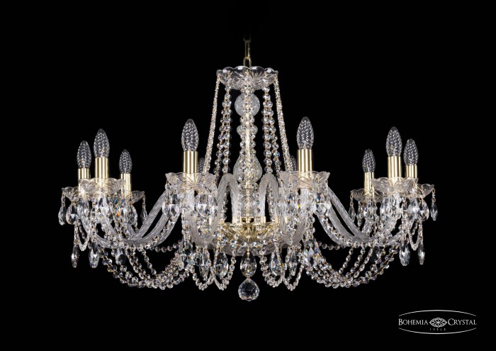 фото Люстра Bohemia Ivele Crystal 1402/10/300/G