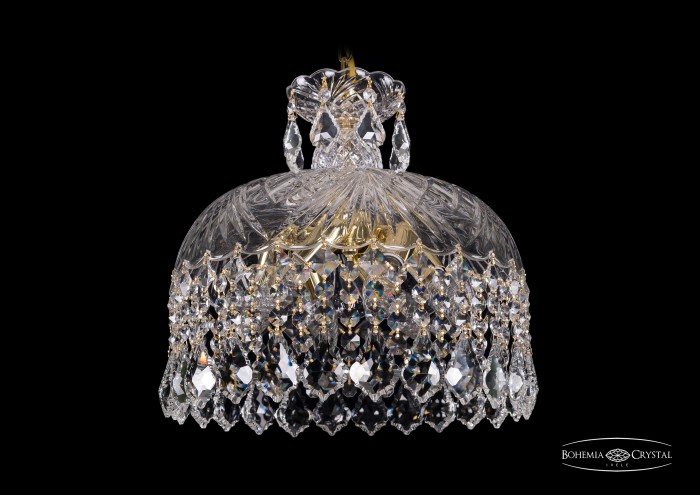 фото Люстра Bohemia Ivele Crystal 7715/35/G/Leafs