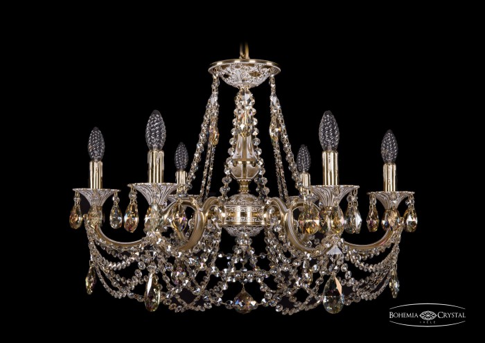 фото Люстра Bohemia Ivele Crystal 1702/6/265/C/GW/R701