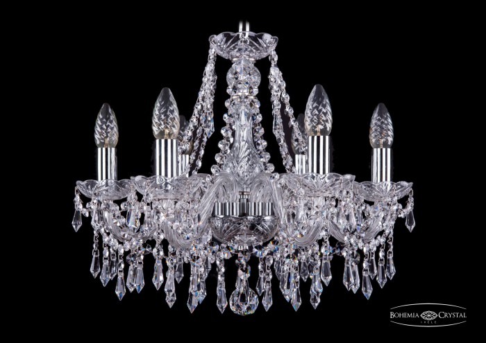 фото Люстра Bohemia Ivele Crystal 1403/6/160/Ni