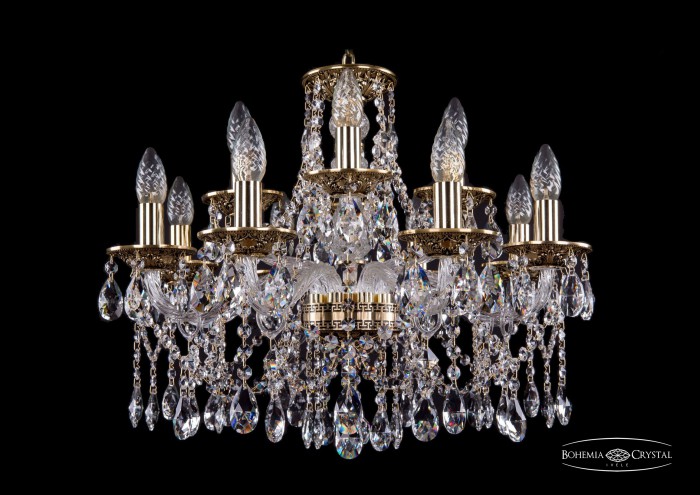 фото Люстра Bohemia Ivele Crystal 1613/8+4/200/GB