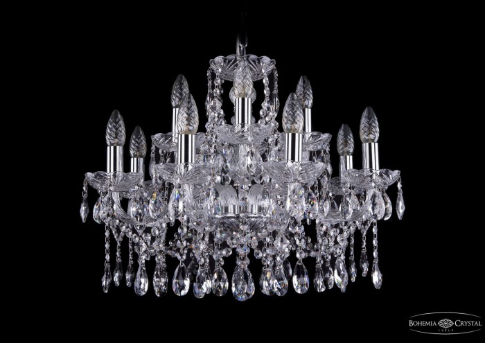 фото Люстра Bohemia Ivele Crystal 1413/8+4/200/Ni