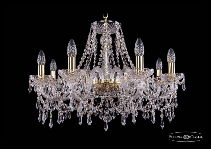 фото Люстра Bohemia Ivele Crystal 1403/8/240/G