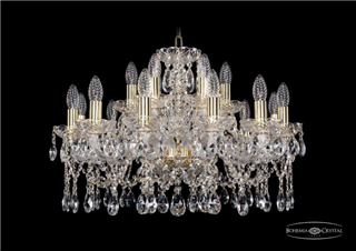 фото Люстра Bohemia Ivele Crystal 1413/12+6/220/G
