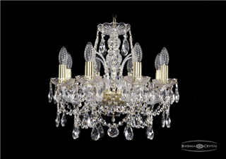 фото Люстра Bohemia Ivele Crystal 1411/8/141/G
