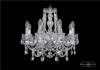 фото Люстра Bohemia Ivele Crystal 1411/8/160/Ni