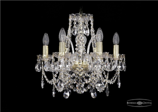 фото Люстра Bohemia Ivele Crystal 1411/6/141/G