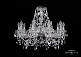 фото Люстра Bohemia Ivele Crystal 1411/10/240/Ni