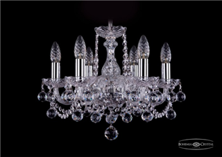 фото Люстра Bohemia Ivele Crystal 1402/6/141/Ni/Balls