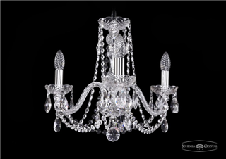 фото Люстра Bohemia Ivele Crystal 1402/3/160/Ni