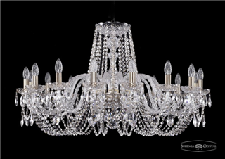 фото Люстра Bohemia Ivele Crystal 1402/16/360/Pa