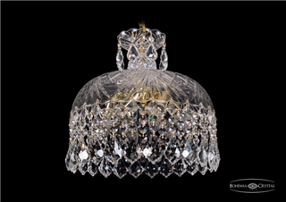 фото Люстра Bohemia Ivele Crystal 7715/35/G/Leafs
