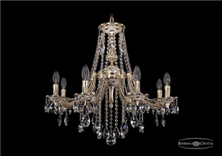 фото Люстра Bohemia Ivele Crystal 1771/8/220/B/GW