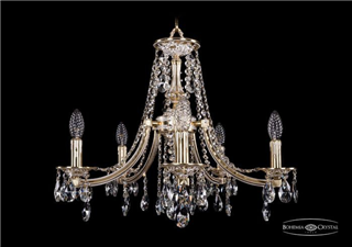 фото Люстра Bohemia Ivele Crystal 1771/5/190/A/GW