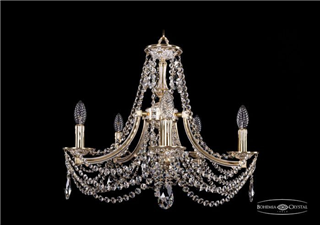фото Люстра Bohemia Ivele Crystal 1771/5/190/C/GW