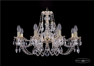фото Люстра Bohemia Ivele Crystal 1606/8/240/GW