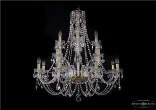 фото Люстра Bohemia Ivele Crystal 1406/8+4+4/300-89/G