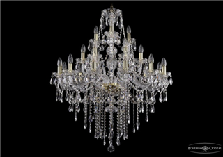 фото Люстра Bohemia Ivele Crystal 1415/12+6+3/300/G