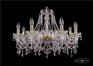 фото Люстра Bohemia Ivele Crystal 1403/8/240/G