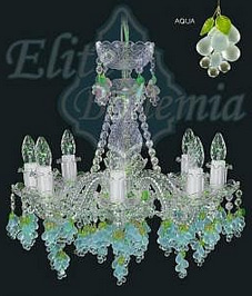 фото Люстра Elite Bohemia L 120/6/62 aqua